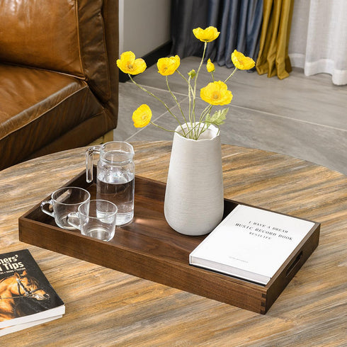 Rectangle Black Walnut Serving Tray - Kinwell Furniture